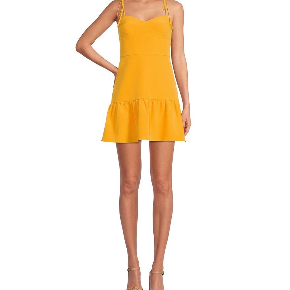 Gianni Bini Sunlit Yellow Mini Dress